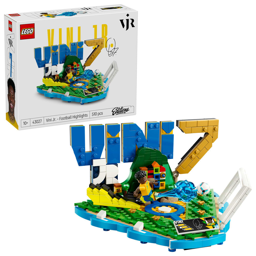 Конструктор LEGO Editions Football Винисиус Жуниор — лучшие моменты футбольных матчей (43027)