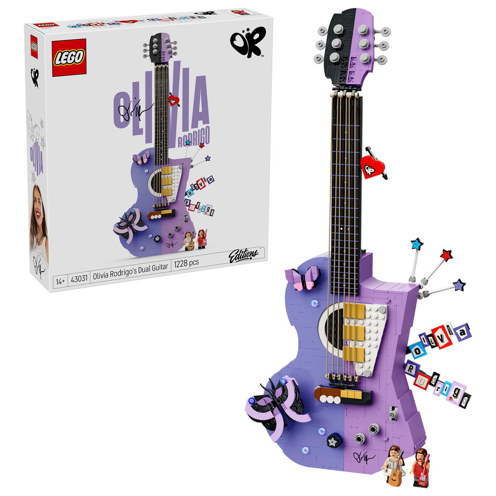 Конструктор LEGO Editions Music Двойная гитара Оливии Родриго (43031)