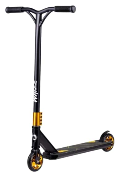 Двухколёсный самокат Lionelo WHIZZ BLACK CARBON YELLOW