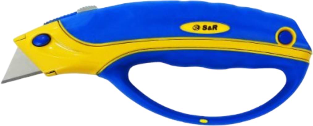 Ніж будівельний S&R із захистом для пальців 175 мм (431202170)