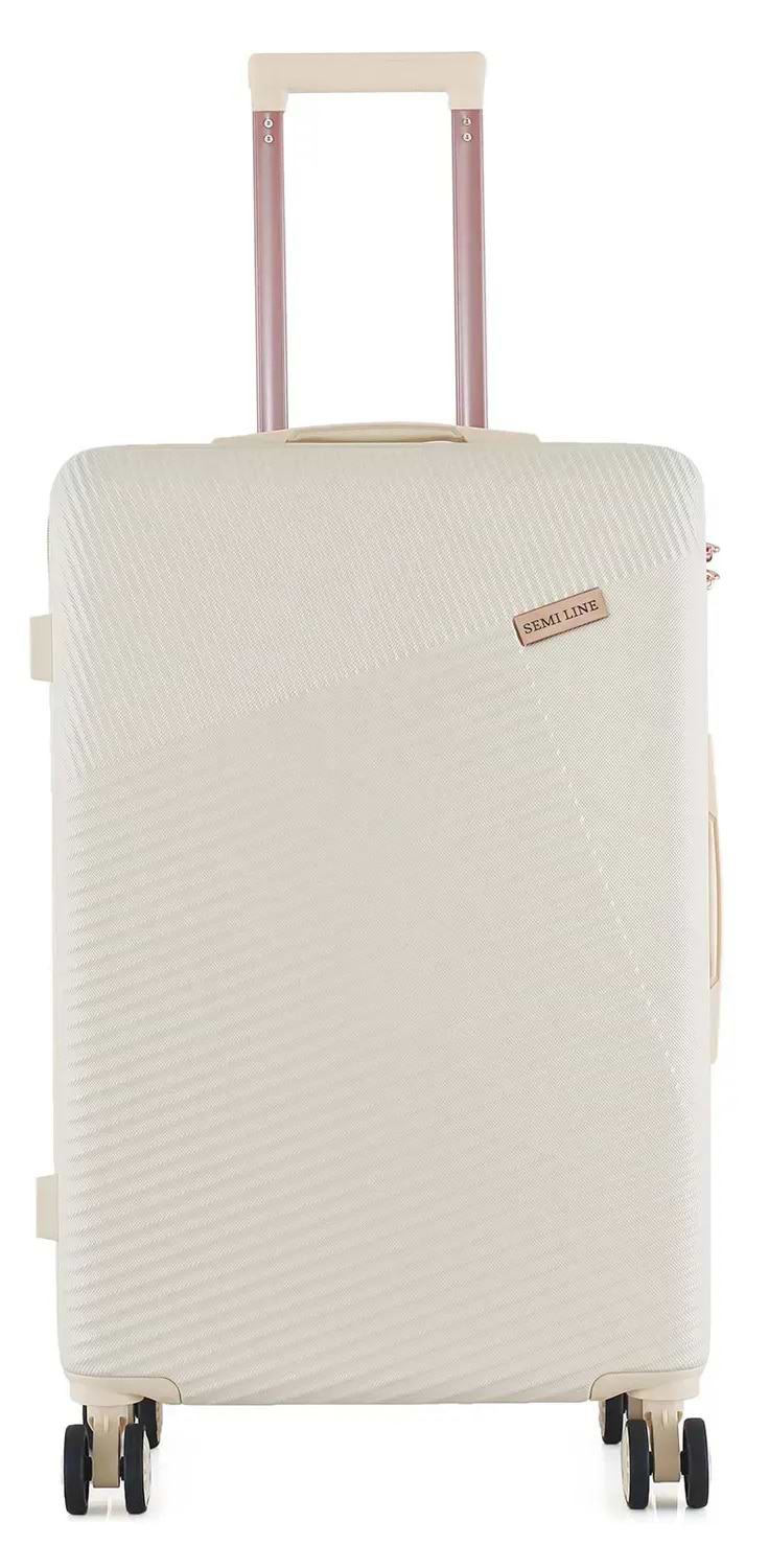 Фото - Чемодан Semi Line 24" (M) Ecru (T5757-3)