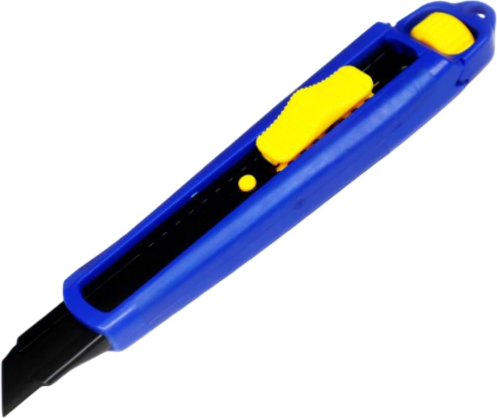 Нож строительный S&R 18 мм Heavy Duty (432318173)