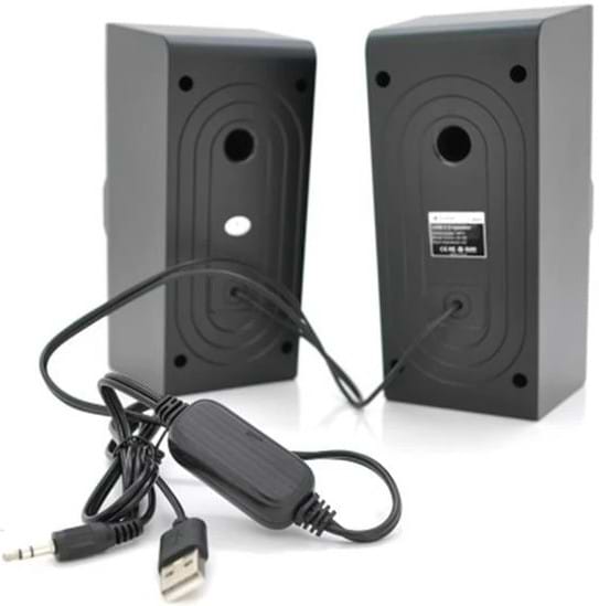 Фото - Комп'ютерна акустика звичайна 2.0 Kisonli U-9003/23412 Black
