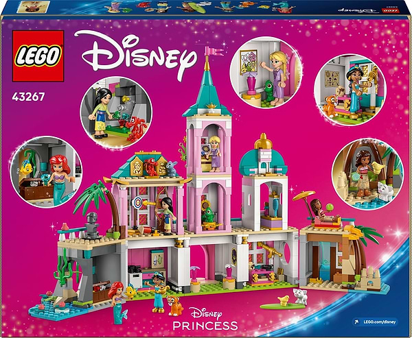 Фото - Конструктор LEGO Disney Princess Замок принцеси та королівські улюбленці (43267)