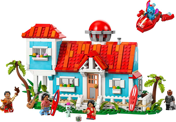 Фото - Конструктор LEGO │ Disney Classic Пляжний будинок Ліло і Стіч (43268)