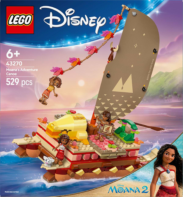 Фото - Конструктор LEGO │Disney Princess Пригодницьке каное Ваяни (43270)