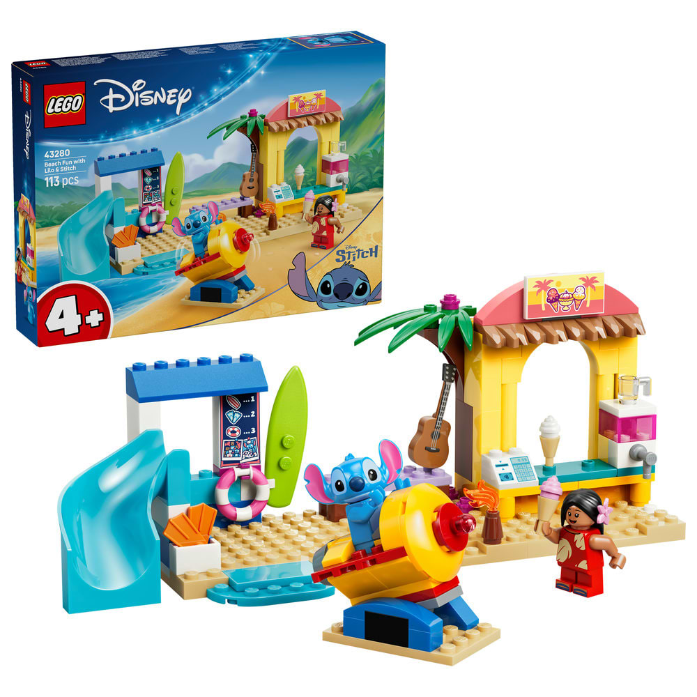 Конструктор LEGO Disney Classic Веселощі на пляжі з Ліло і Стічем (43280)