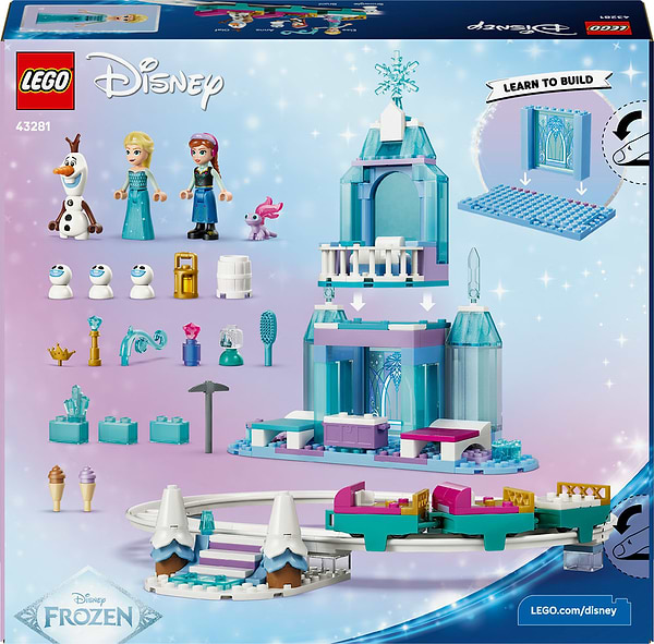 Фото - Конструктор LEGO Disney Princess Ледяной замок Эльзы и весёлые санки (43281)