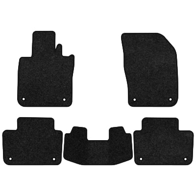 Коврики ворсовые в салон авто EVAtech Premium для Volvo V60 Cross Country 2018 2 поколение Combi EU черный кант (VV43282CB5VL8VPB)