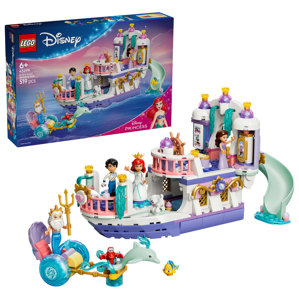 Конструктор LEGO  Disney Princess Королівський весільний човен Аріель (43299)