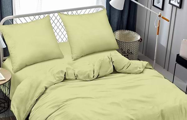 Фото - Комплект постельного белья Zastelli Lily Green жатка 200х220 см салатовый (13-0317)