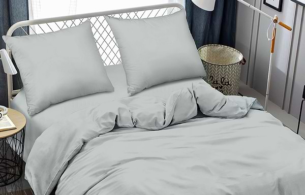 Фото - Комплект постельного белья Zastelli 14-4206 Pearl Blue 145х210 Серый (22218)