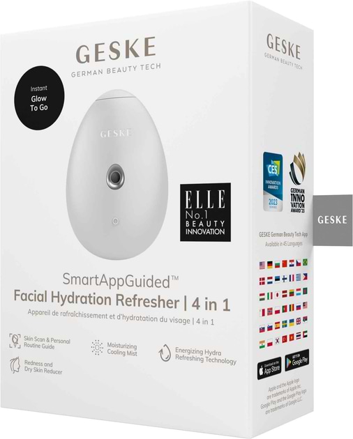 Фото - Электронный освежитель для кожи лица GESKE Facial Hydration Refresher 4 в 1 белый (GK000057WH01)