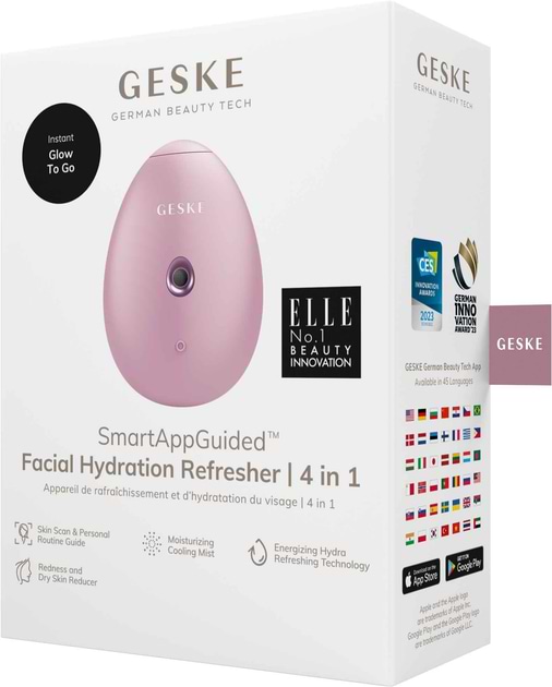 Фото - Электронный освежитель для кожи лица GESKE Facial Hydration Refresher 4 в 1 розовый (GK000057PK01)