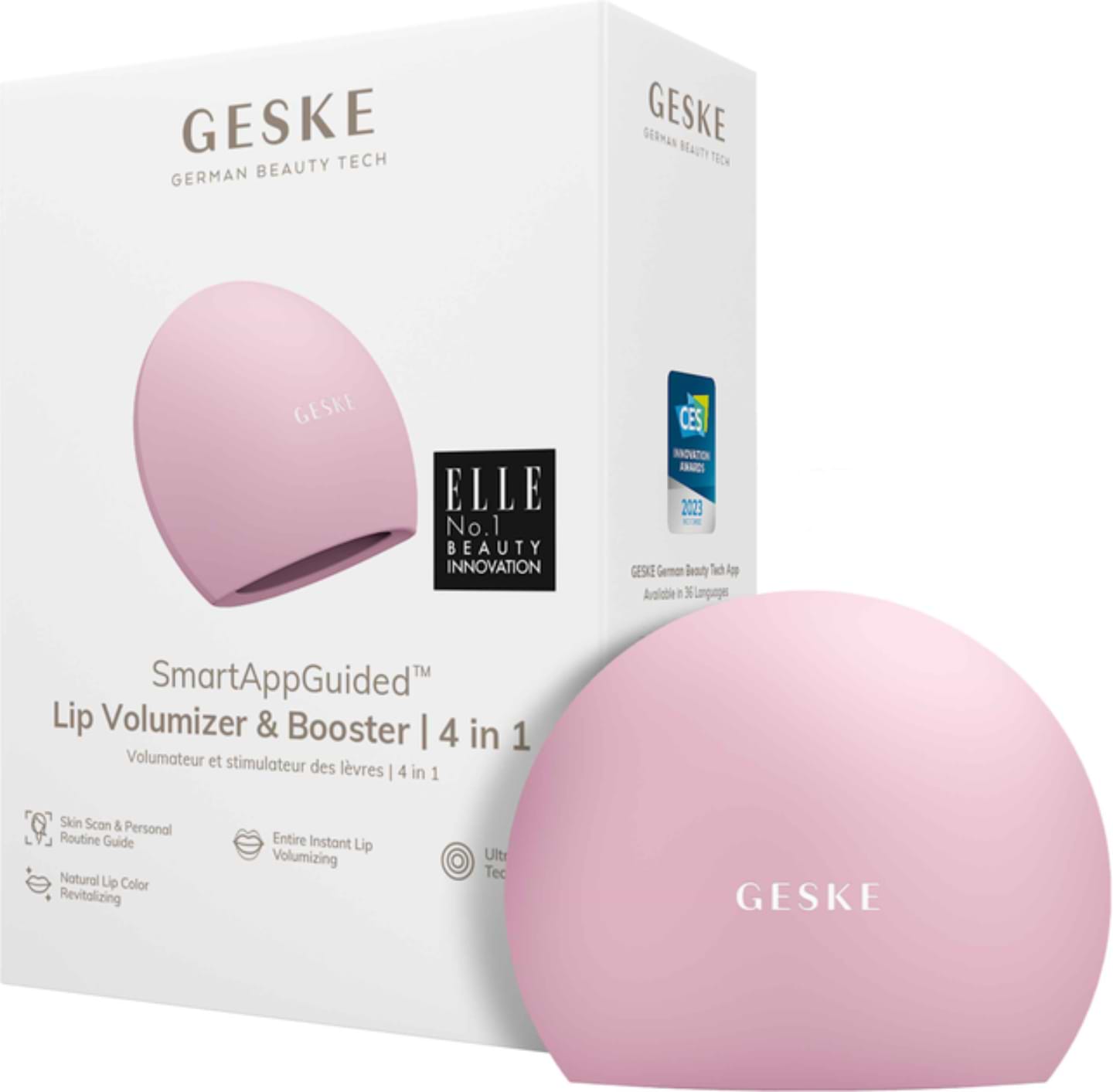 Устройство для увеличения объема губ GESKE Lip Volumizer & Booster 4 в 1 розовый S (GK000055PK01)