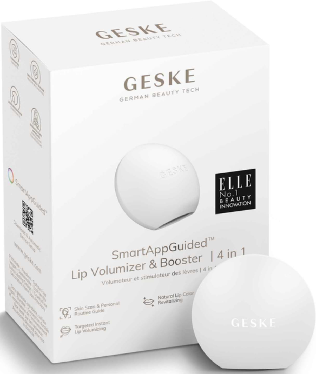 Устройство для увеличения объема губ GESKE Lip Volumizer & Booster 4 в 1 белый S (GK000055WH01)