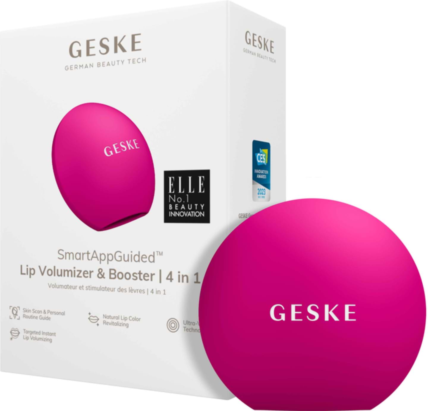 Устройство для увеличения объема губ GESKE Lip Volumizer & Booster 4 в 1 пурпурный S (GK000055MG01)