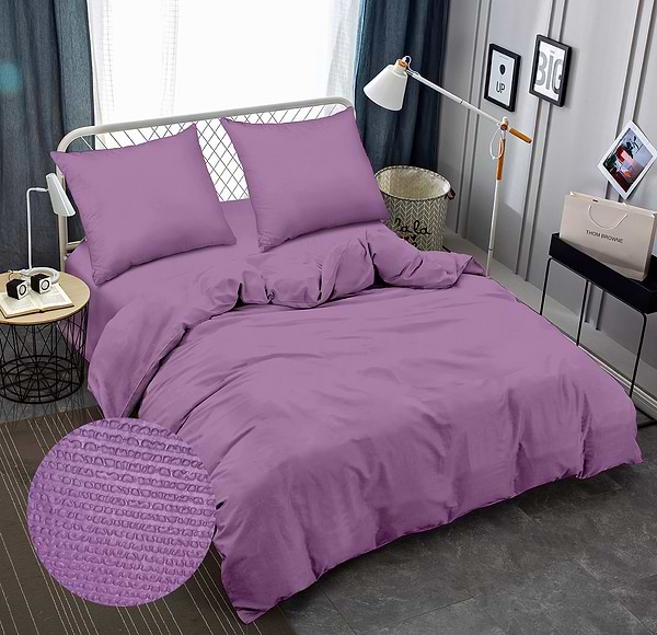 Фото - Комплект постельного белья Zastelli 17-3628 Amethyst Orchid жатка 2х145х210 Сиреневый (22248)