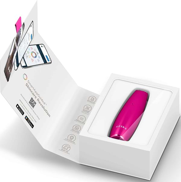 Фото - Микротоковая ручка для подтяжки лица GESKE MicroCurrent Face-Lift Pen 6 в 1 пурпуровий (GK000013MG01)