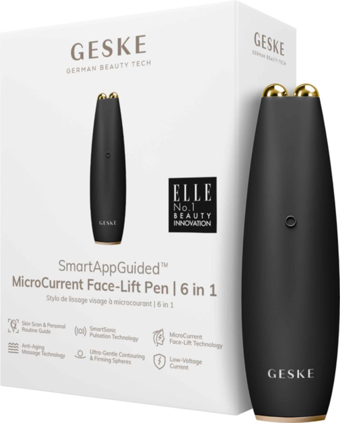 Купити Мікрострумова ручка для підтяжки обличчя GESKE MicroCurrent Face-Lift Pen 6 в 1 сірий (GK000013GY01) - Фото 1 Мікрострумова ручка для підтяжки обличчя GESKE MicroCurrent Face-Lift Pen 6 в 1 сірий (GK000013GY01) - Фото 1