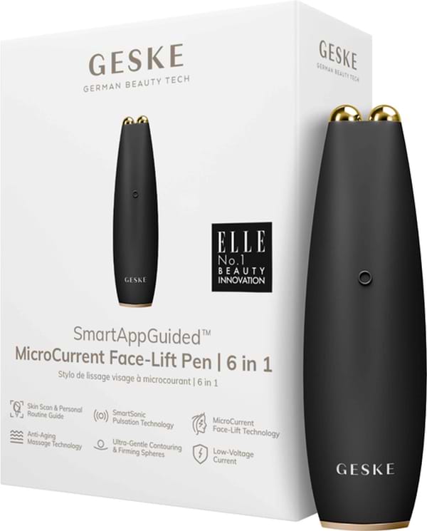 Фото - Микротоковая ручка для подтяжки лица GESKE MicroCurrent Face-Lift Pen 6 в 1 серый (GK000013GY01)