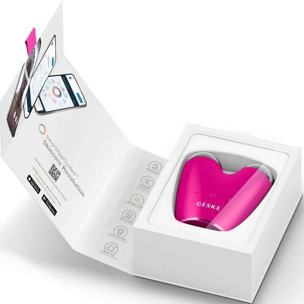 Фото - Микротоковая ручка для подтяжки лица GESKE MicroCurrent Face-Lifter 6 в 1 пурпурный (GK000015MG01)