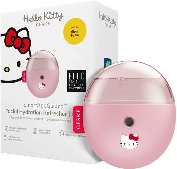 Фото - Электронный освежитель для кожи лица GESKE Facial Hydration Refresher 4 в 1 by Hello Kitty розовый (HK000058PI01)