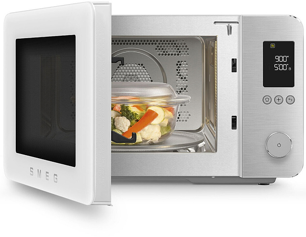 Фото - Мікрохвильова піч (НВЧ) Smeg MOC02WHMEU