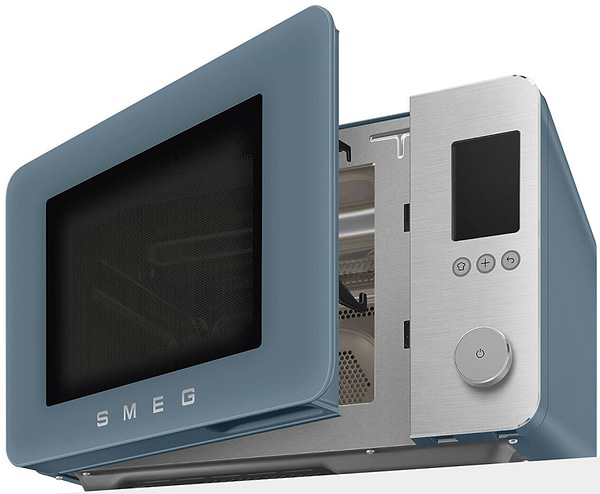 Фото - Мікрохвильова піч (НВЧ) Smeg MOC02SBMEU
