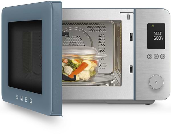 Фото - Мікрохвильова піч (НВЧ) Smeg MOC02SBMEU