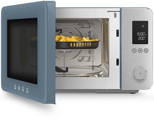 Фото - Мікрохвильова піч (НВЧ) Smeg MOC02SBMEU