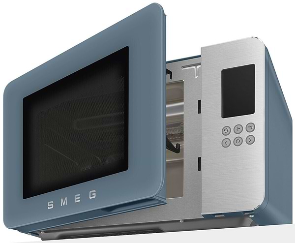 Фото - Мікрохвильова піч (НВЧ) Smeg MOC01SBMEU