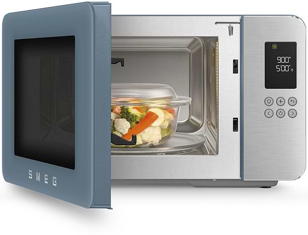 Фото - Мікрохвильова піч (НВЧ) Smeg MOC01SBMEU