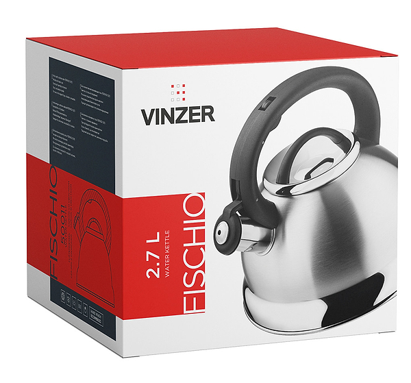 Фото - Чайник металевий Vinzer 50014 Bern 2.7 л