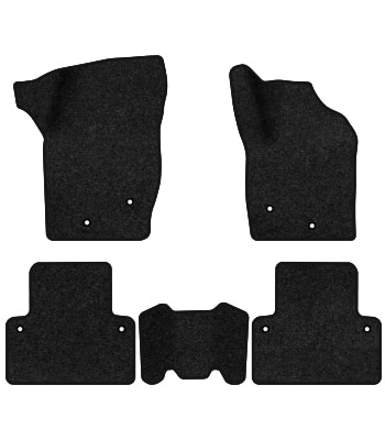 Коврики ворсовые в салон авто EVAtech Premium для Volvo XC90 (Right-hand Drive) 2002-2014 1 поколение SUV EU черный кант (VV43975CD5VL8VPB)