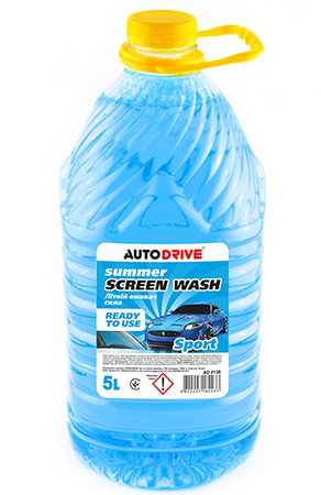 Омивач скла Auto Drive Summer Screen Wash Sport PET 5 л (AD0136)
