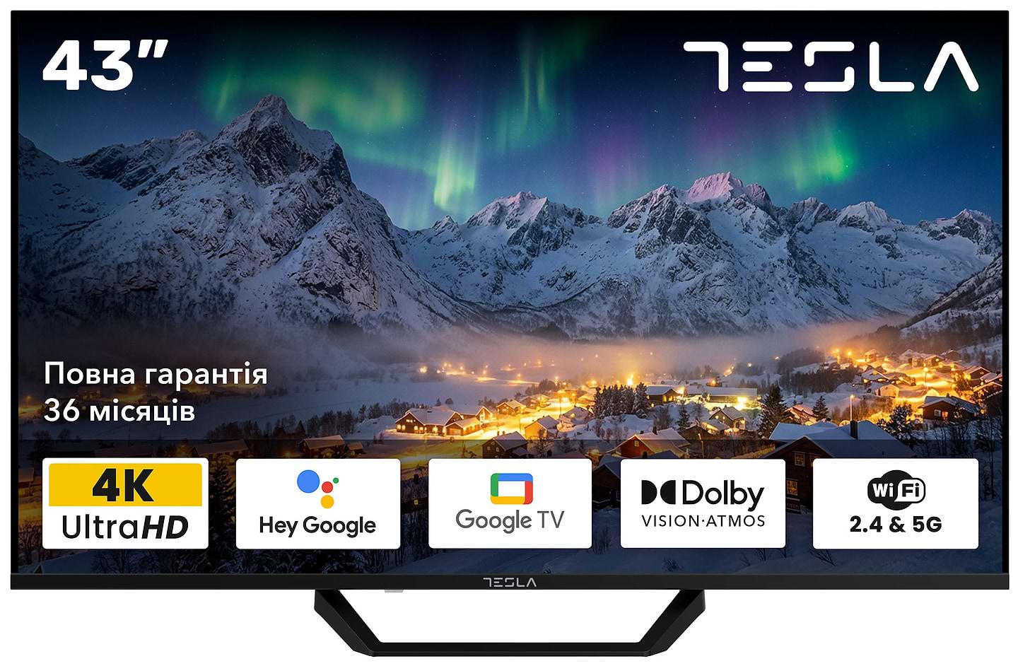 Купить Телевизор Tesla 43E655BUS - Фото 1 Телевизор Tesla 43E655BUS - Фото 1
