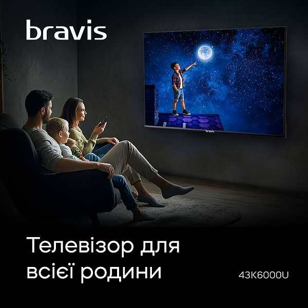 Фото - Телевизор Bravis 43K6000U