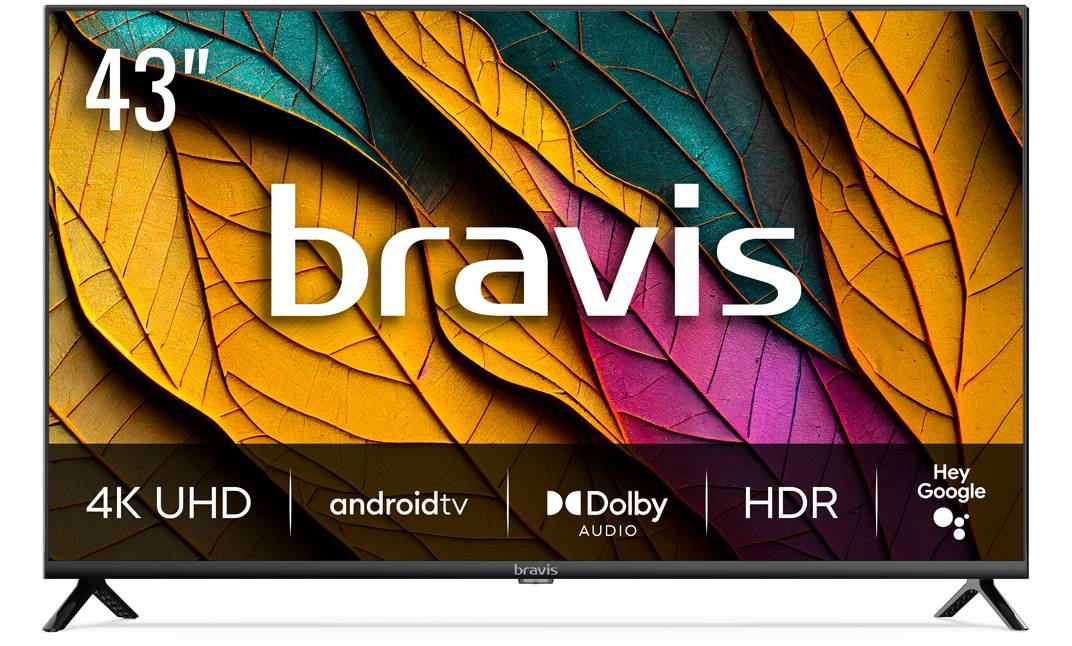 Купить Телевизор Bravis 43K6000U - Фото 1 Телевизор Bravis 43K6000U - Фото 1
