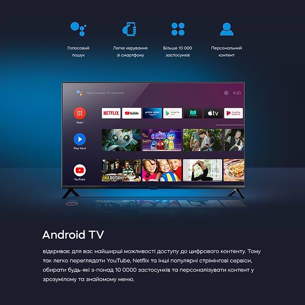 Фото - Телевизор Bravis 43K6000U