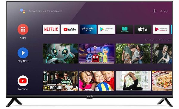 Фото - Телевизор Bravis 43K6000U