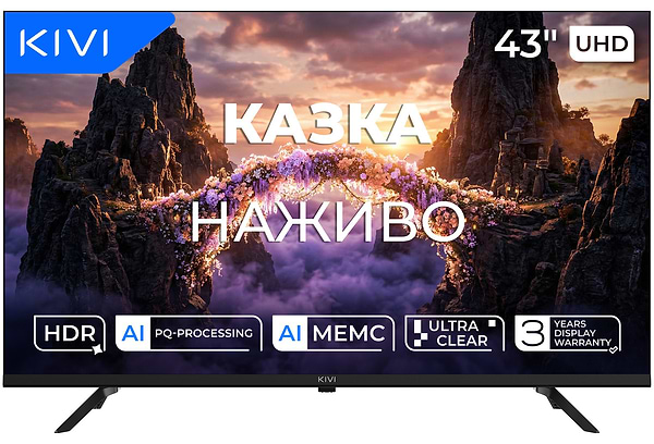 Фото - Телевизор Kivi 43U800KB