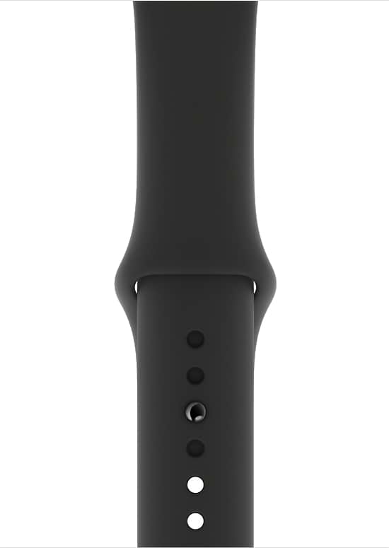 Фото - Смарт-годинник Apple Watch Series 4 GPS  44mm Space Grey Aluminium Case with Black Sport Band (MU6D2UA/A)