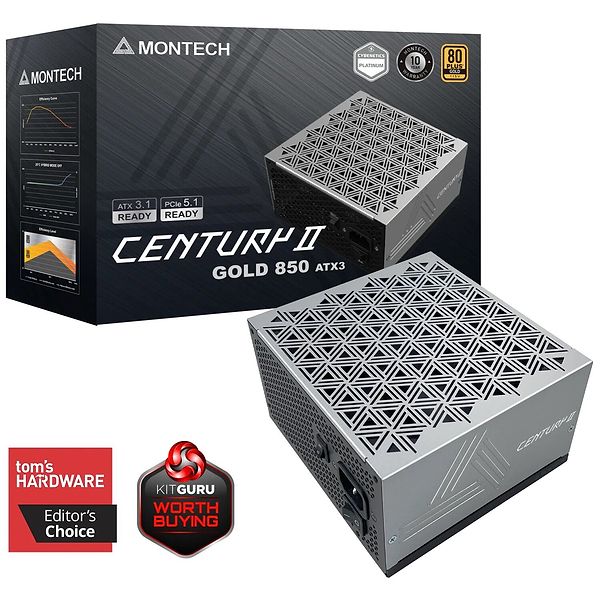 Фото - Блок питания для ПК Montech CENTURY II 850