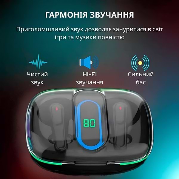 Фото - Навушники вкладиші бездротові TWS INSPIRE PRO70 Black