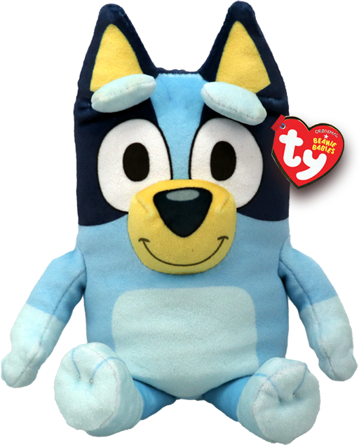 М'яка іграшка TY BLUEY блакитне цуценя "Блуї" 15 см (44027) - Фото 1