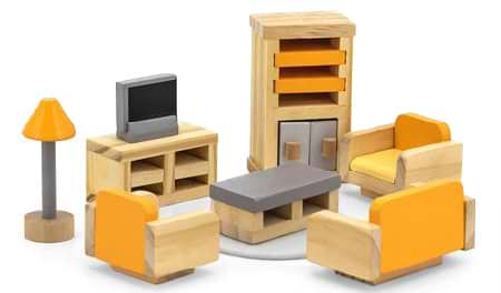 Меблі і будиночки для ляльки PolarB Вітальня (44037)