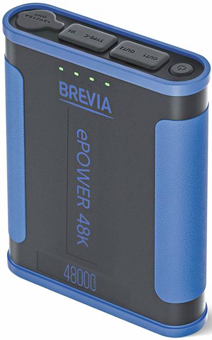 Батарея мобильная Brevia ePower 48k 48000mAh 153.6Wh 60W LiFePo4 (44048)