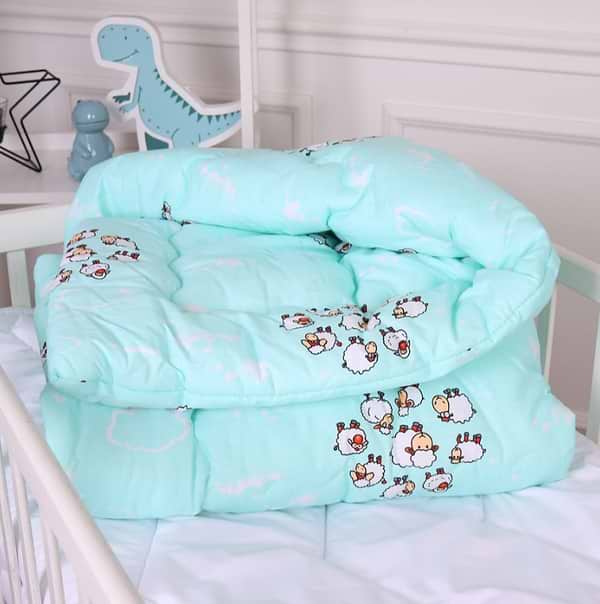 Фото - Ковдра дитяча зима MirSon антиалергенна Kids Time 20-0030 Lambs 110х140 см EcoSilk (2200009663864)