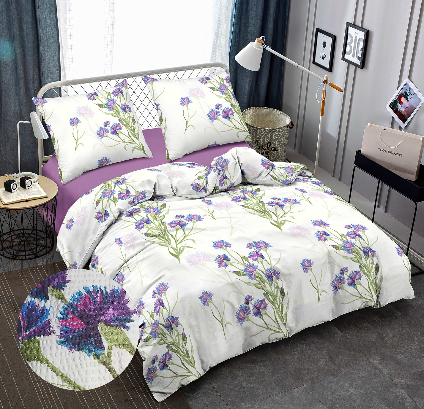 Комплект постельного белья Zastelli J3754-10/Amethyst Orchid 145х210 (22260)